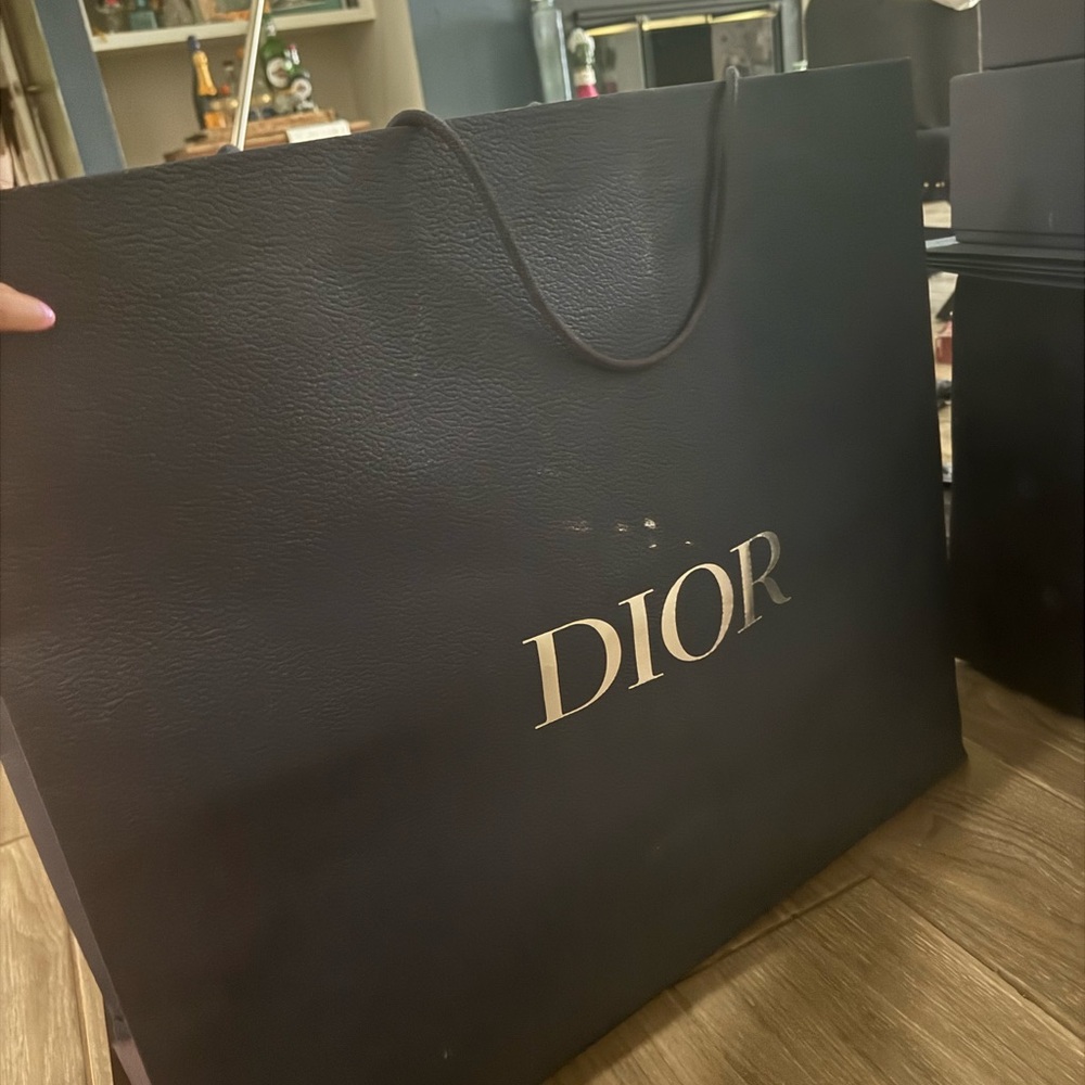 Large DIOR Christian Dior shopping bag/gift bag. Like new